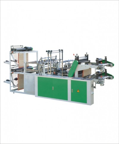 SHXJ-A500-800 Computer control high speed vest and flat rolling bag making machine